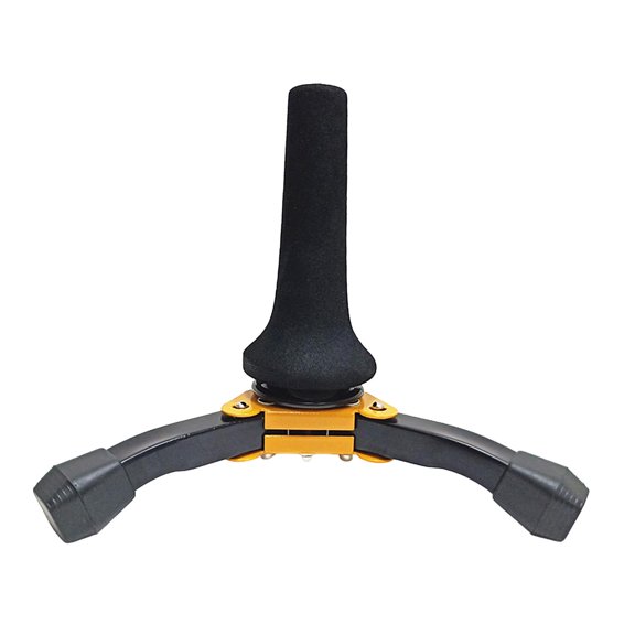 LeeQinersw Clarinet Stand Holder Rack Clarinet Stand Oboe Easy to Carry Professional Tripod Yellow