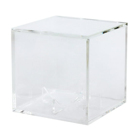 LeeQinersw Clear Acrylic Baseball Box Cube Storage Box Sports Tennis Ball Protector Display