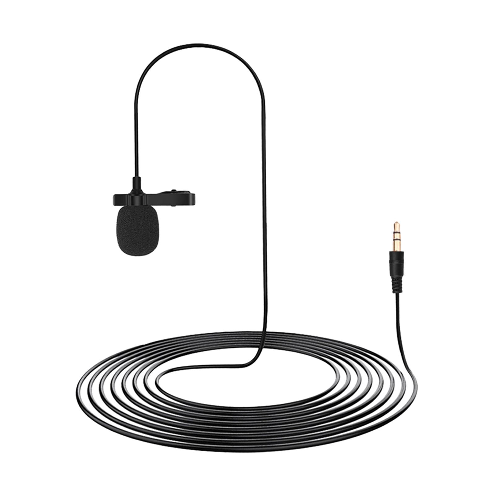 LeeQinersw Clip On Lapel Microphone Mic 3.5mm for DJI Pocket2 Video Recording Interview