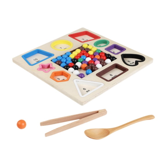 LeeQinersw Color Sorting Games Color and Number Maze Puzzle Board Matching Game Educational