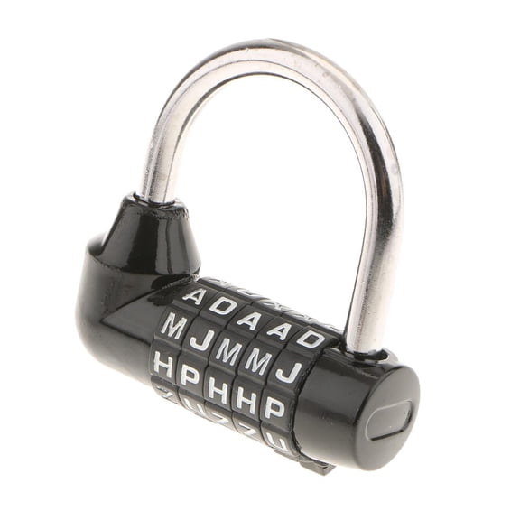 LeeQinersw Combination Padlock for Briefcase Cabinets, , Luggage - Black, as described