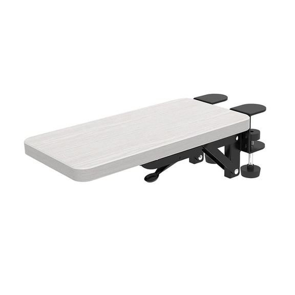 LeeQinersw Computer Arm Rest Convenient Office Desks Computer Desk Extender Strong Support white