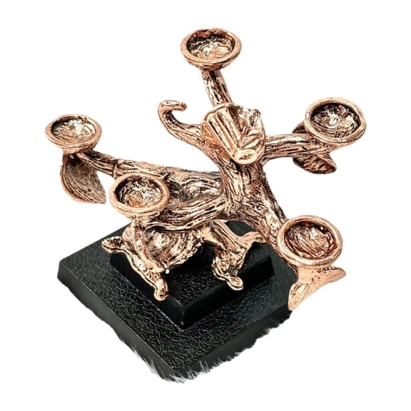 LeeQinersw Crystal Ball Stand 5 Tray Multipurpose Sphere Display for Agate Crystal Rock