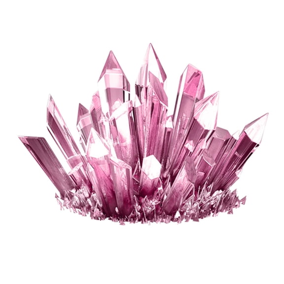 LeeQinersw Crystal Growing Minerals Experiments Vibrant Kidzlabs Specimens Lab Rock Science Red