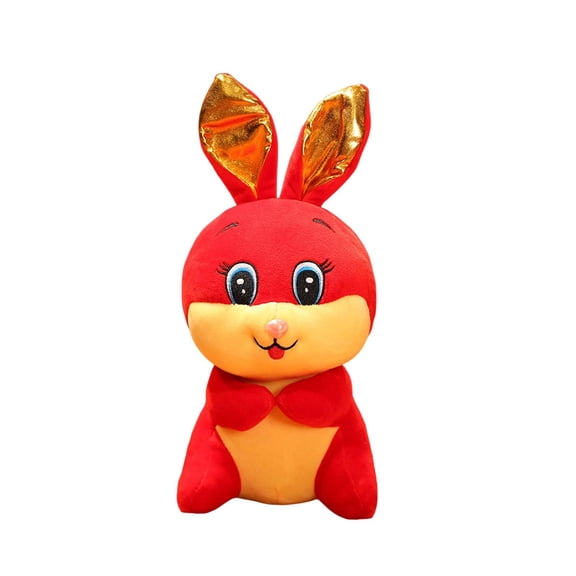 LeeQinersw Cute Bunny Plush Toy Plush Animal Doll Bunny Ornament Rabbit Stuffed Animal Doll Style B