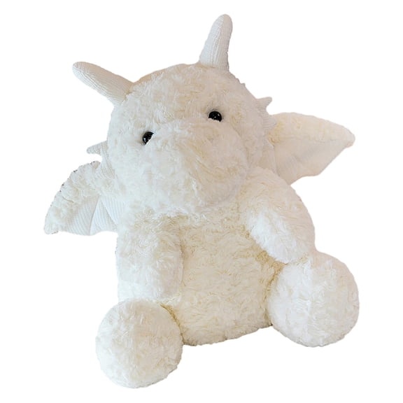 LeeQinersw Cute Dragon Plush Toys with Wing Chinese New Year Decoration for Holidays Spring White