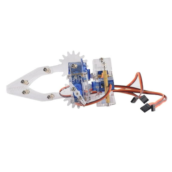LeeQinersw DIY 4 DOF Robotic Arm Gripper Clamp RC Robotic Parts for Remote Control Toys