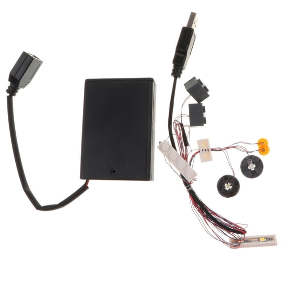 LeeQinersw DIY Camper Van Build LED Lighting Kits for 10220 VW Model Car Assembly Parts