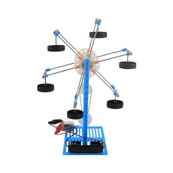 LeeQinersw DIY Wheel Kit Educational Experiment Brain Teaser Collectibles Electric Rotating