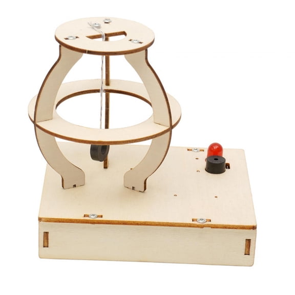 LeeQinersw DIY Wooden Science Experiment Model Kits Alarm Building Kits Early Learning Stem