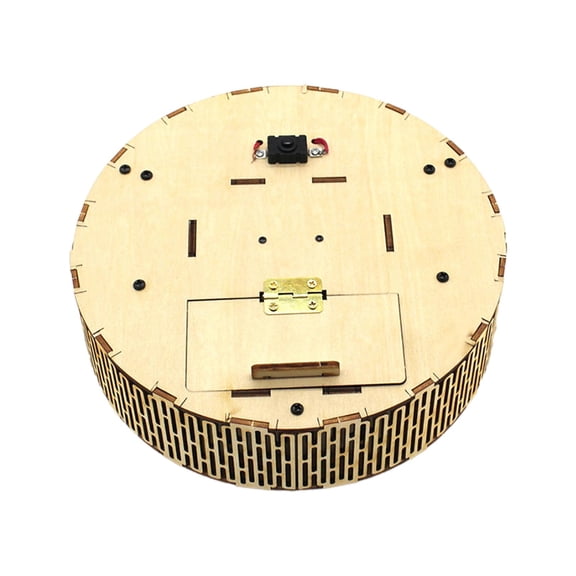 LeeQinersw DIY Wooden Sweeping Robot Model Puzzle Kits Teaching Tool Early Educational Toys