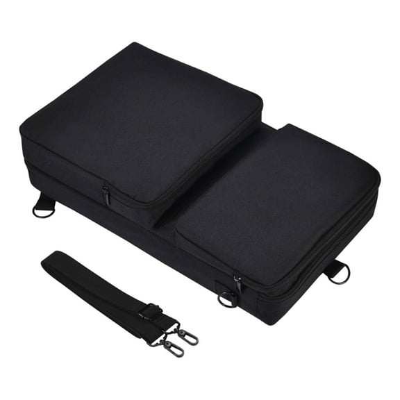 LeeQinersw DJ Controller Storage Bag Polyester Protector Large Capacity Rustproof Turntable