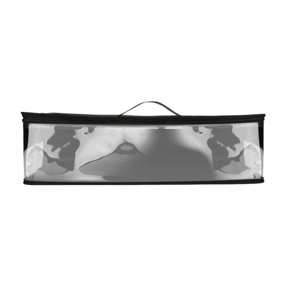 LeeQinersw DVD Storage Bag 50 CD Box Convenient Clear with Handle Disc Storage Organizer CD