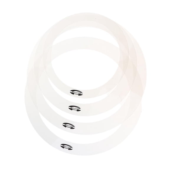 LeeQinersw Damping Set Sizes 10 '' 12 '' 14 '' 16 '' / 12 '' 13 '' 14 '' 16 '' Drum Damping Rings - White, 10'' 12'' 14'' 14'' 10inch 12inch 14inch 14inch