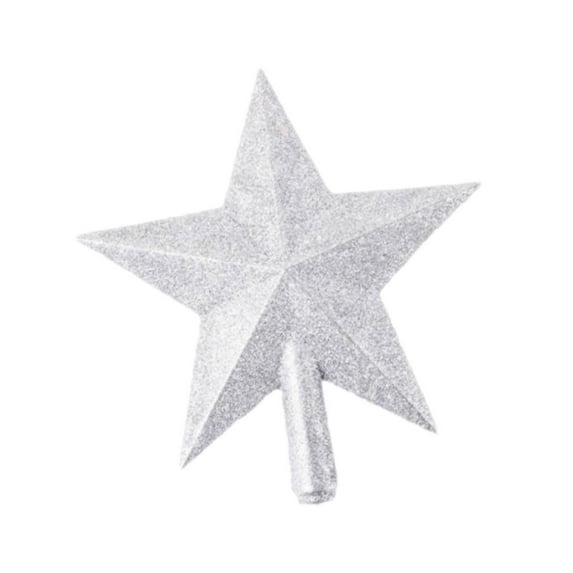 LeeQinersw Decorative Star for Christmas Trees, to Hang Or Give As A Gift to Decorate A Window, A Festive Table Or A Living Room. Ideal for The Holidays. Silver
