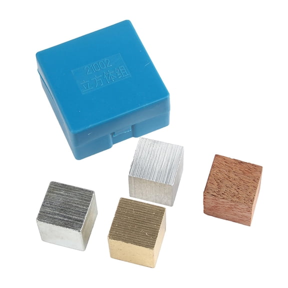 LeeQinersw Density Cube Set Educational Tool Learning Portable Scientific Density Cube Iron