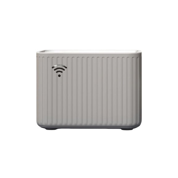 LeeQinersw Desk Router Storage Case Conceal Power Strips Data Line Storage Cable Management Grey