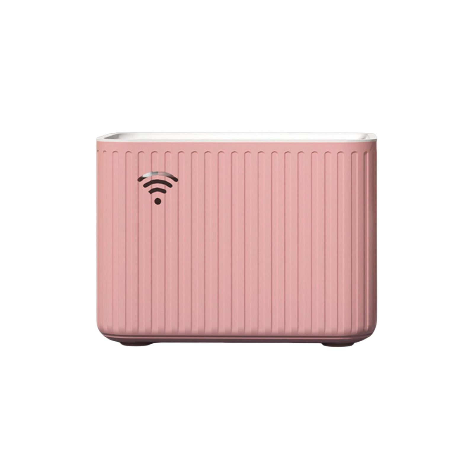 LeeQinersw Desk Router Storage Case Conceal Power Strips Data Line Storage Cable Management Pink