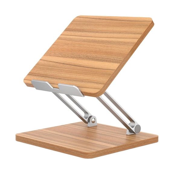 LeeQinersw Desktop Tablet Stand Foldable Wooden Portable Multipurpose Accessory Lightweight