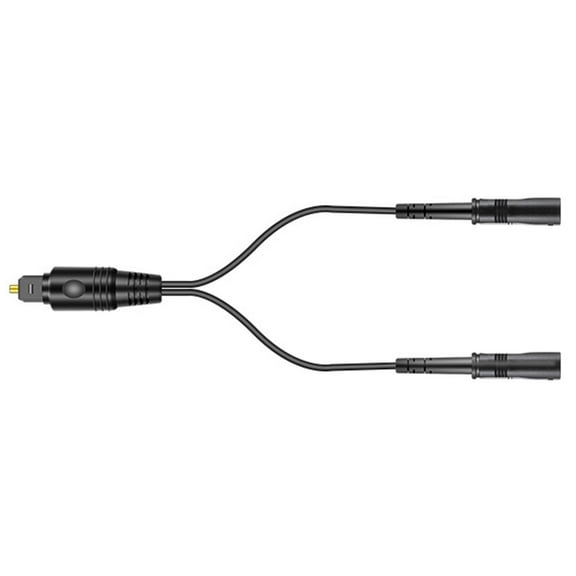 LeeQinersw Digital Optical Audio Splitter 1 Male Input 2 Female Output Gold Plated Plug and