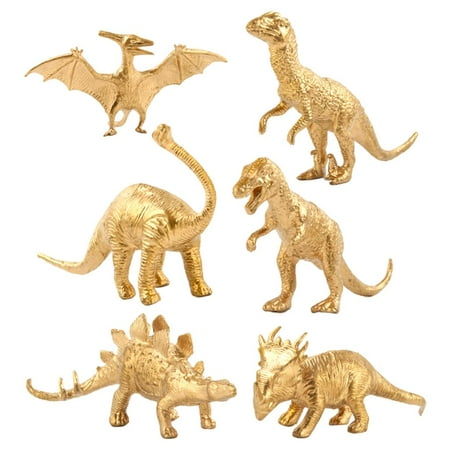 LeeQinersw Dinosaur Model Collection T Dress Acrocanthosaurus Plastic Styracosaurus World V 6pcs