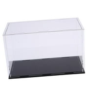 LeeQinersw Display Box Black Base Toy Protection Cabinet Case for Collection Action Figures 35x12x20cm