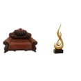 thumbnail image 1 of LeeQinersw Doll Miniature Sofa European Furniture Single Chair Bench Couch Resin Abstract Fire Sculpture Art Statue Ornament Suitable for Living Rooms Bedrooms Offices Bookshelves Cabinets, 1 of 8