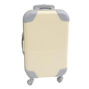 LeeQinersw Doll Suitcase Travel Case for 43cm Generation Doll Gift Accessory Yellow- A