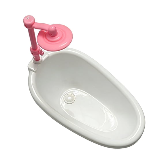 LeeQinersw Dollhouse Bathtub Dollhouse Miniature Furniture Simulated DIY Fitments Dollhouse