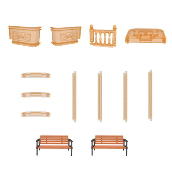 LeeQinersw Dollhouse Building Dolls Scene Develops Fine Motor Skills Dolls Room Decoration Elevator