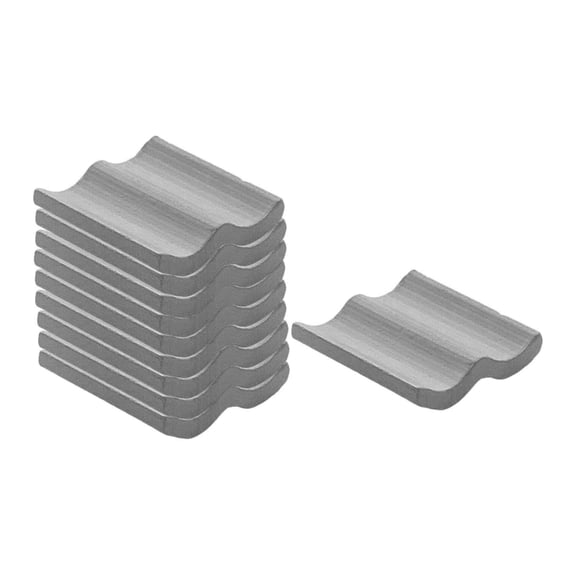 LeeQinersw Dollhouse Decor Mini Roof Tiles Accessory Sturdy Scene Decoration Model Building 10 Pcs Black Tiles