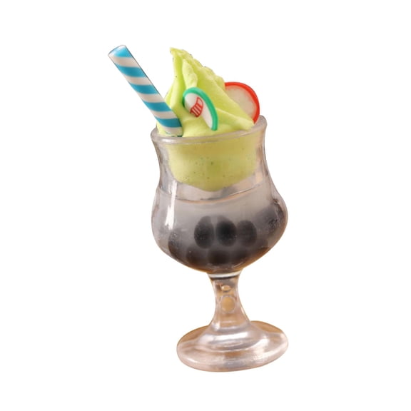LeeQinersw Dollhouse Drinks Tiny Food Dollhouse Kitchen Decoration Miniature Food Drink for green