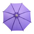 thumbnail image 1 of LeeQinersw Dollhouse Miniature Umbrella 1/4 1/6 Cute Umbrella Parasol for 18 inch Dolls violet, 1 of 9