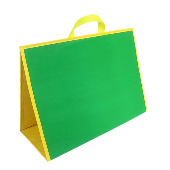 LeeQinersw Double Side Board Freestanding Board Travel Toys Portable Foldable Flannel Board