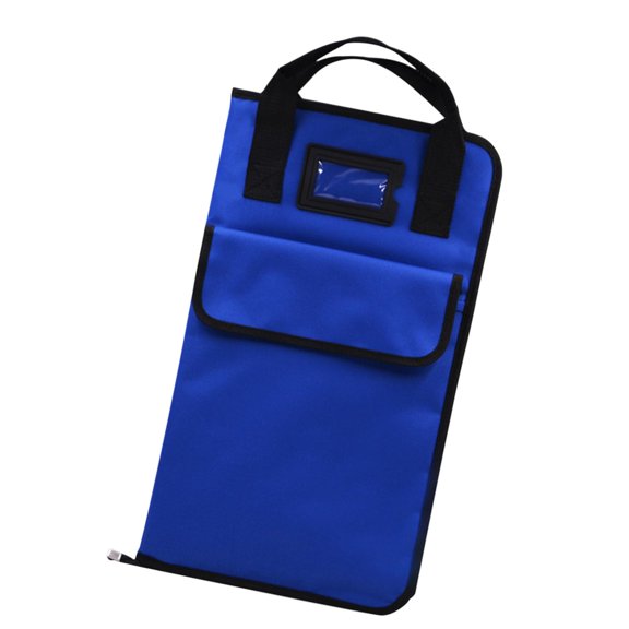 LeeQinersw Drum Hold 12 Pair Professional with Handle Heavy Duty Storage Case Blue