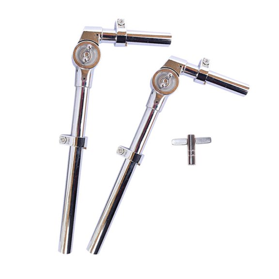 LeeQinersw Drum Holder Percussion Clamp Tom Stand Mount Holder Mounting Bracket for Concert 2 Pieces