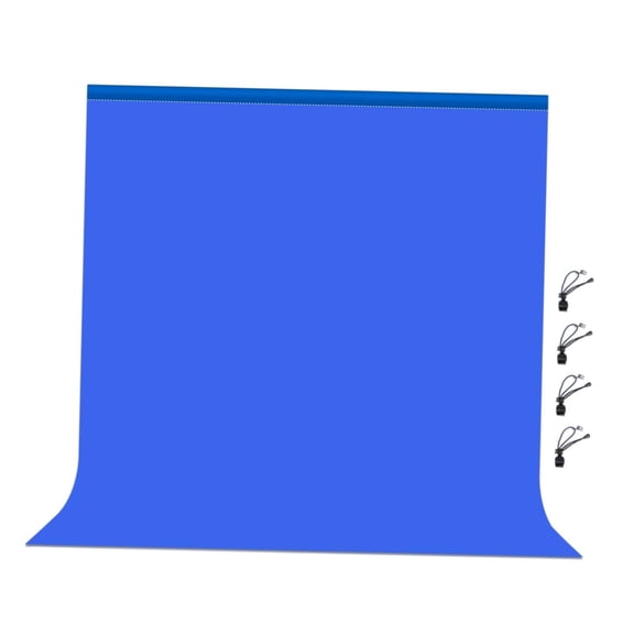 LeeQinersw Dualsided Matte Cloth Photography Backdrop for Photoshoot Photo Studio Televison Blue
