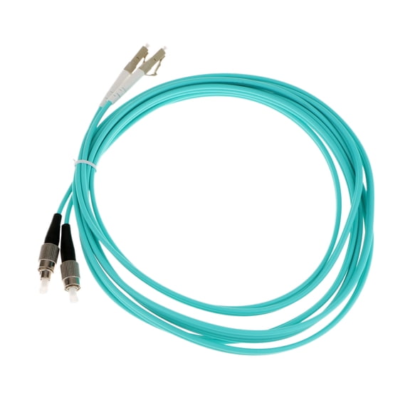 LeeQinersw Duplex 10Gb Fiber Optic Cable (50/125) Double Core OM150 - Blue, 3 meter