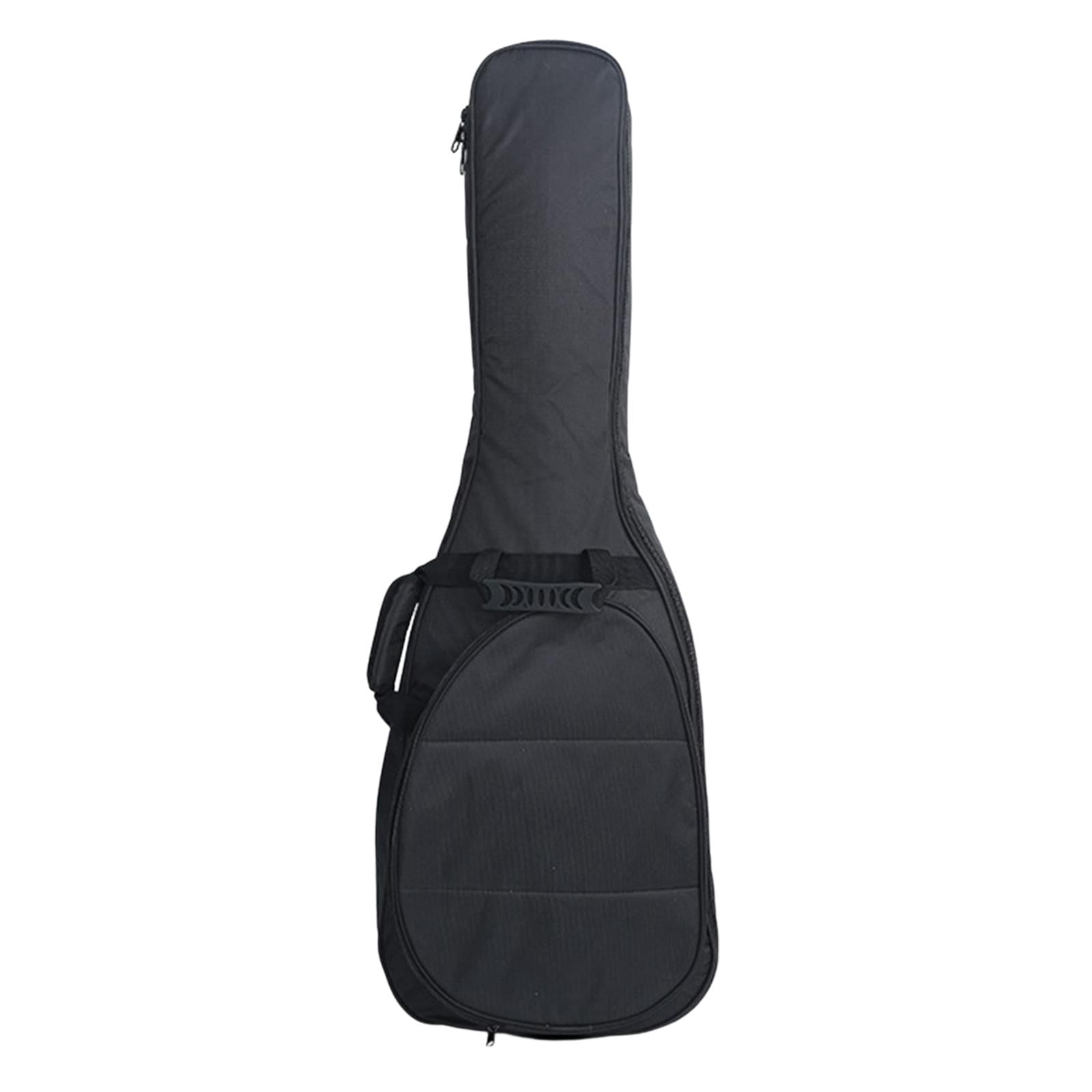 LeeQinersw Electric Guitar Bag Padded Backpack Large Front Pocket Wear Resistant Convenient