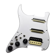 LeeQinersw Electric Guitar Pickguard Pickup Left Practical Stringed Instrument Parts Guitar white