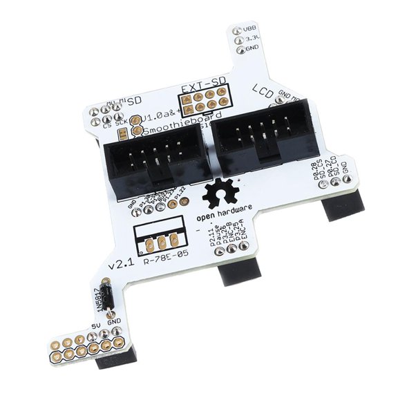 LeeQinersw Engraving Machine Smoothieboard 5x v1.1 GLCD Adapter Screen Display Board for 3D