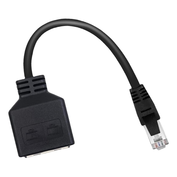 LeeQinersw Ethernet Splitter Cable, Y Splitter Adapter LAN Ethernet Cables Internet Adapter