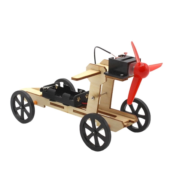 LeeQinersw Fan Powered Car Building Kits,Science Experiment Kits Science Model Car Kits for 10cmx10.5cm
