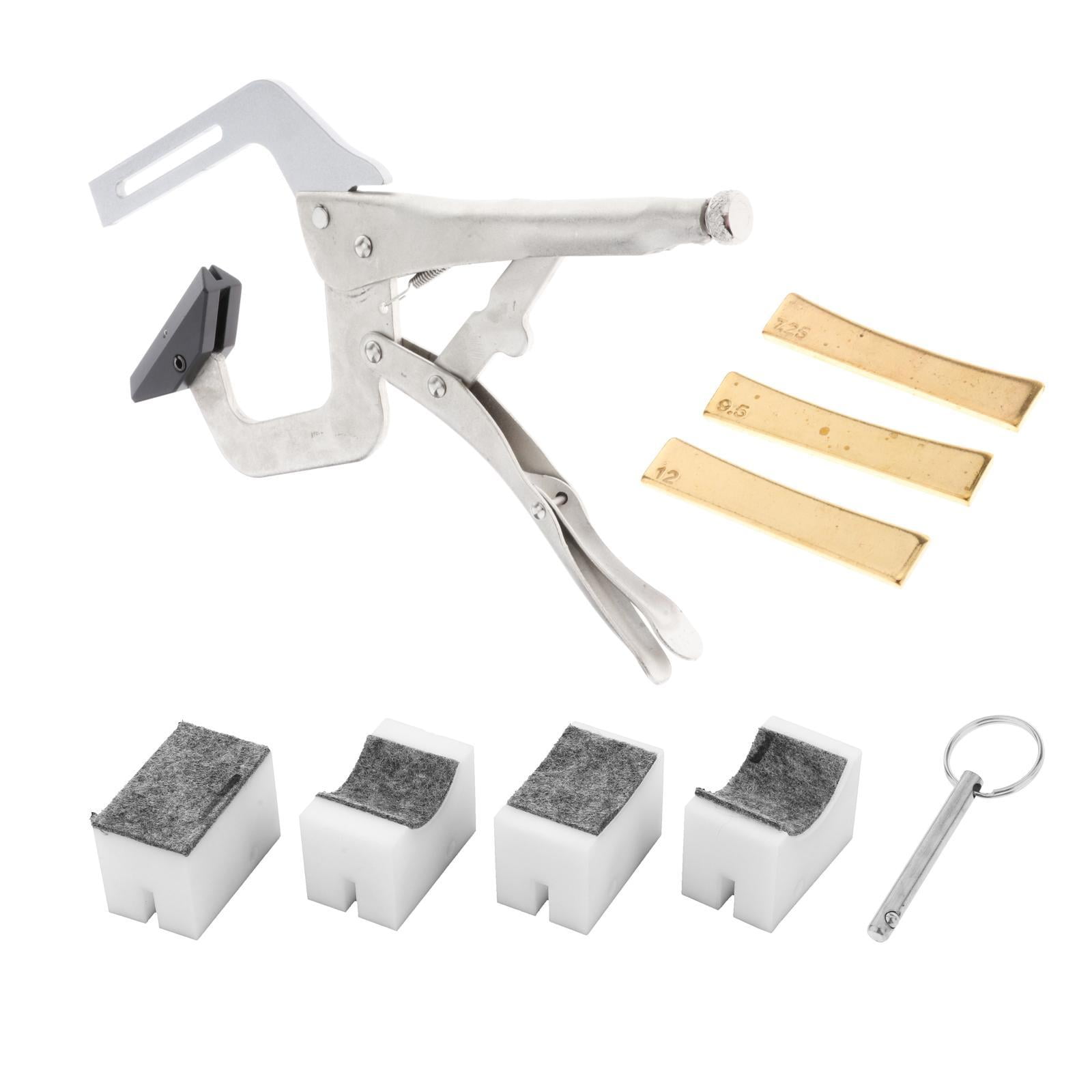 LeeQinersw Fingerboard Fret Press Insert Tool 7.25/9.5/12 Fret Inserts for Electric Guitar