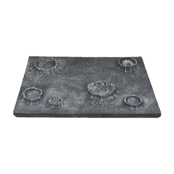 LeeQinersw Finished Moon Display Base Creative Planet Themed Block Space Moon Baseplate C