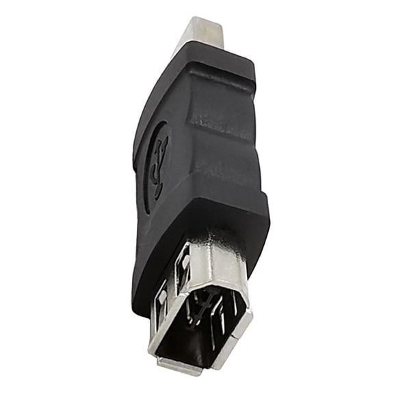 LeeQinersw Firewire IEEE 1394 6 Pin Female F to USB M Male Cable Adapter Convertor Plug for