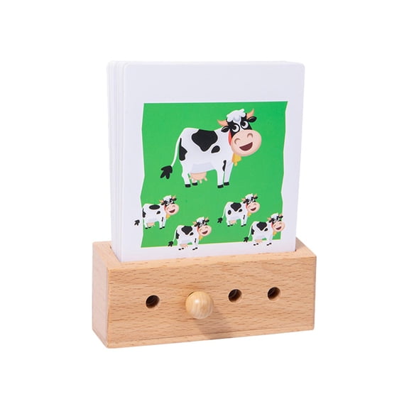 LeeQinersw Flash Card Match Puzzle Toy Educational Toy Memory Training Montessori Toy Early