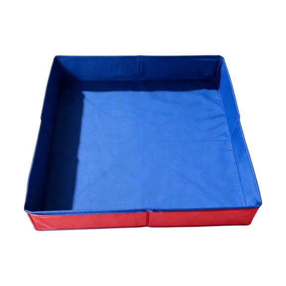 LeeQinersw Folding Sand Plate Beach Play Container Foldable Portable Square Sandbox Toy for