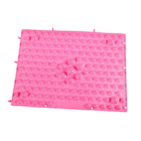 LeeQinersw Foot Massage Acupressure Mat Convenient Sensory Mat for Office Home Bathroom Pink