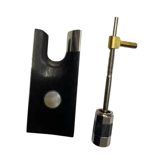 LeeQinersw Full Size Bow Frog W/ Screw for Violin Bow Violino Arco Luthier Accessories Style B
